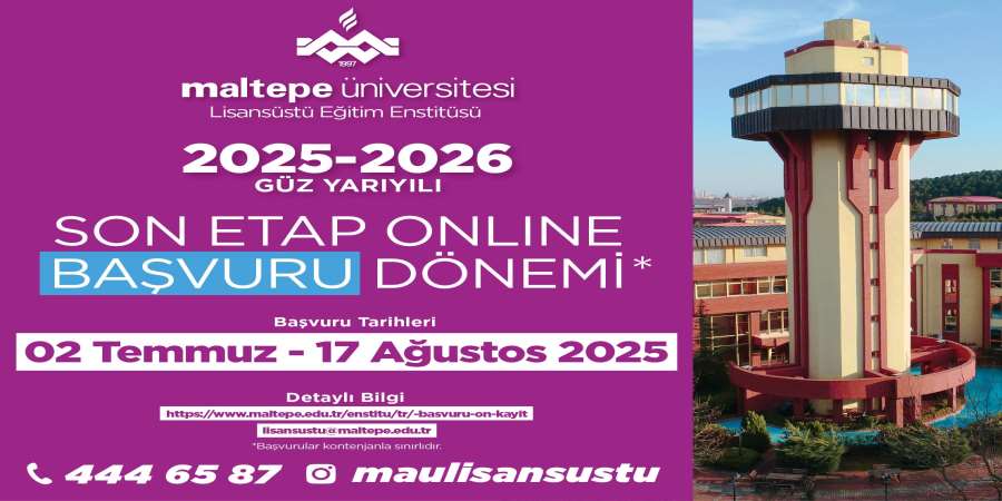 Uzaktan Eğitim Tezsiz Yüksek Lisans 2025-2026 Güz